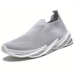 Men's Slip On Knitted Blade Sneakers In Assorted Colors