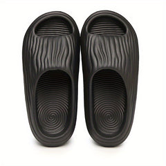 Men's Non-Slip Slides Soft Sole Slip On Platform Slippers