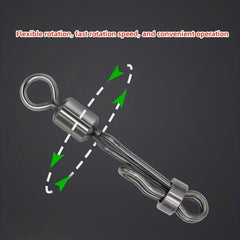 30pcs High Strength Quick Connection Ring for Sea Fishing Casting Rod
