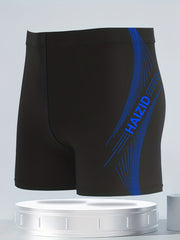 Quick Drying Men's Solid Board Shorts Swim Trunks Swimwear