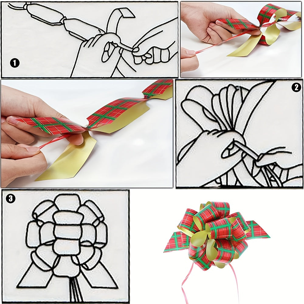 12pcs 12 7 Cm Pull Bows for Gift Wrapping Christmas Wedding Decor
