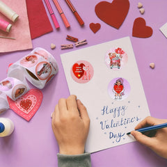 500pcs Love Stickers Crafts Confession Stickers Classroom Decorative Stickers