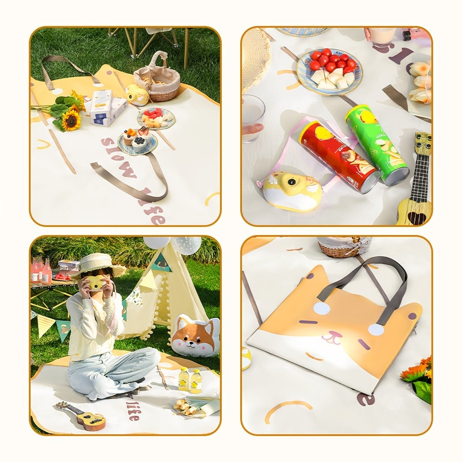 Foldable Picnic Mat Portable Camping Beach Blanket Waterproof Outdoor Rug