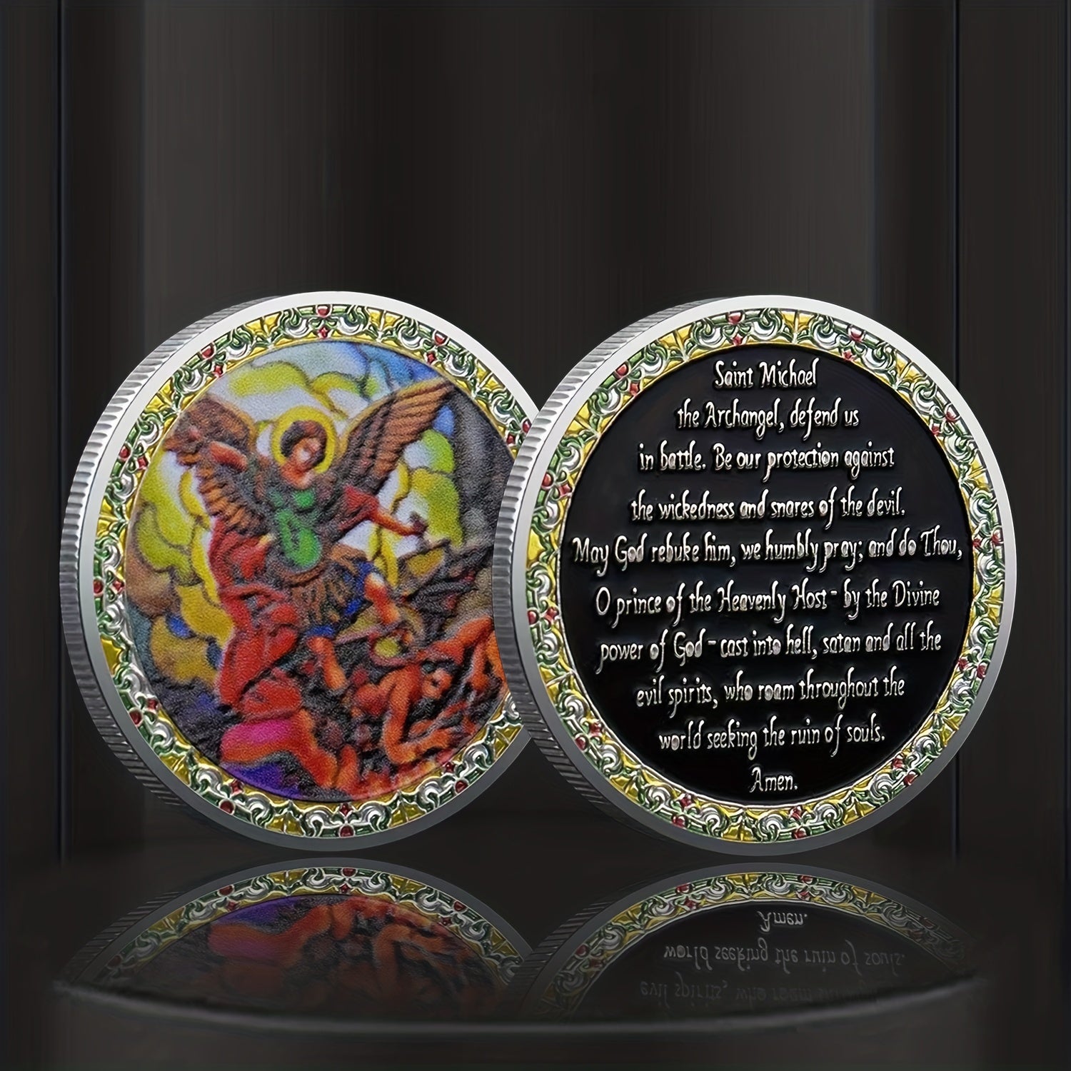 Angel Prayer Lucky Coin Decor Souvenirs Collectible Wishing Coins