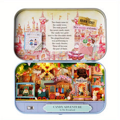 DIY Hut Box Theater 3D Puzzle Model Birthday Gift For Girls And Children