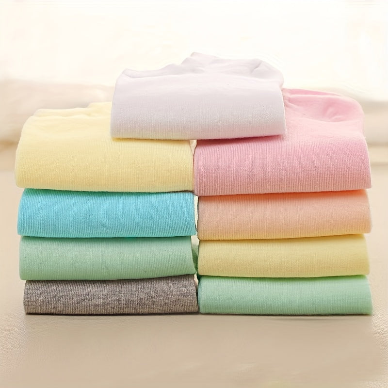 6 Pairs Women's Soft Lightweight Ankle Socks Solid Color Low Cut Stockings