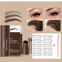 Eyebrow Powder Stamp Tool Waterproof Smudge Proof Matte Eyebrow
