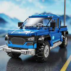 Racing Truck Building Set 336pcs ABS 4x4 Wheels Detailed Ideal Kids 6 Adults