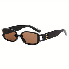 Square Frame Sunglasses Tinted Wrap Around Glasses UV400