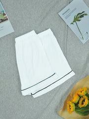 Casual Elastic Waistband Shorts Women's Sleepwear