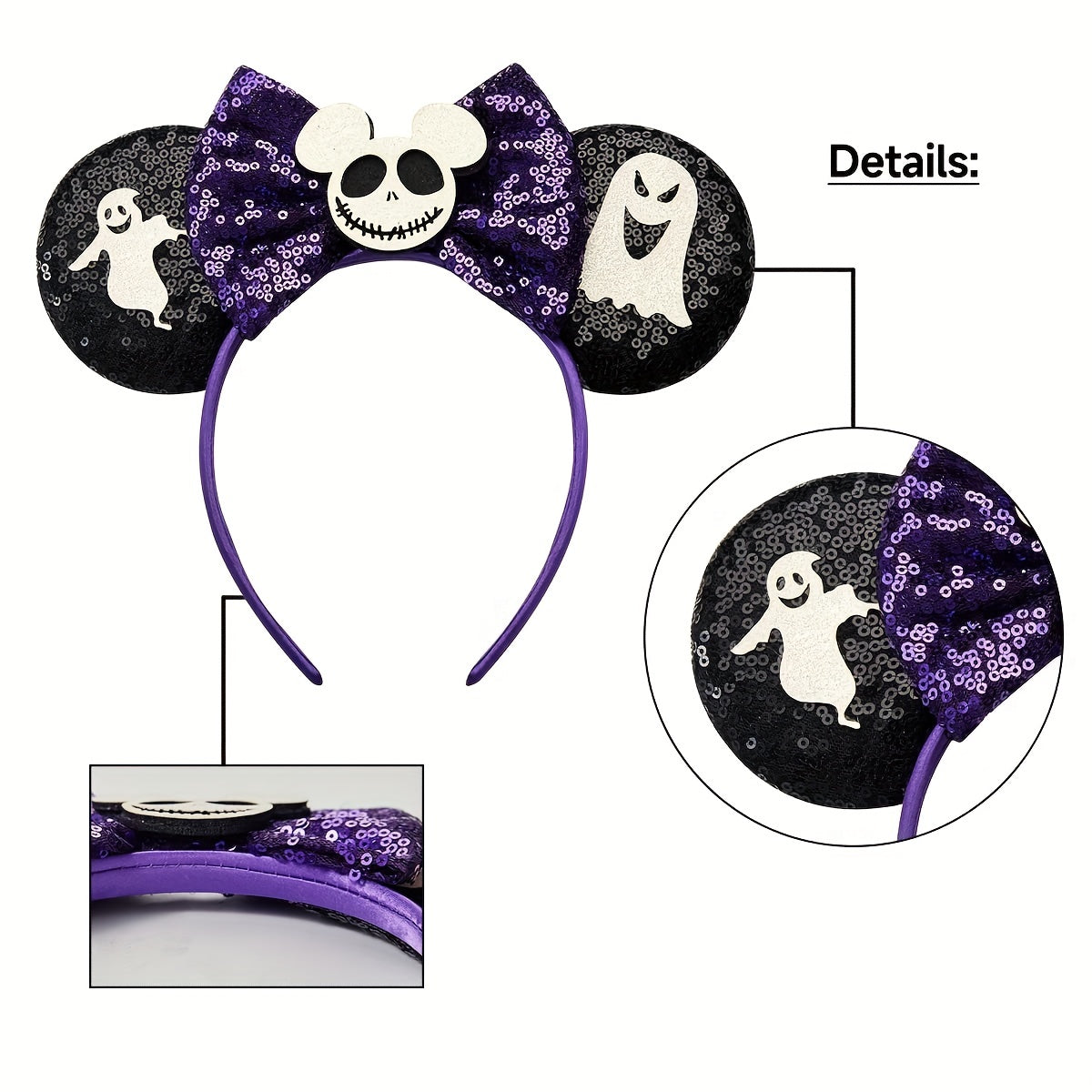Halloween Headband Funny Ghost Party Dress Up Supplies for All Ages