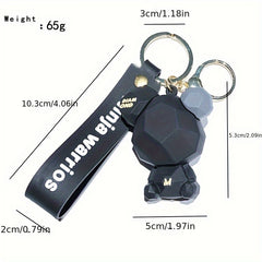 Bear Keychain Pendant for Car Keys Backpacks Wallets
