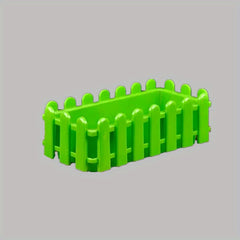 Rectangular Fence Flower Pots for Balcony, Pastoral Design