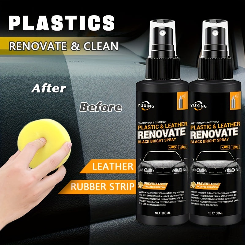 Car Interior Plastic Leather Refurbishment Cleaner 100ml