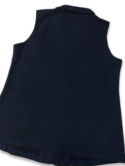 Women's Single Breast Button Tunic Blazer Vest