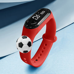 Kids Sport Bracelet LED Digital Watch Soccer Ball Detail