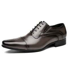 Men's Square Toe Oxford Shoes Non Slip Dress Shoes For Wedding Business