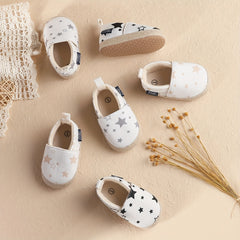 Baby Girls Slip On House Shoes Lightweight Non Slip Walking Indoor Shoes