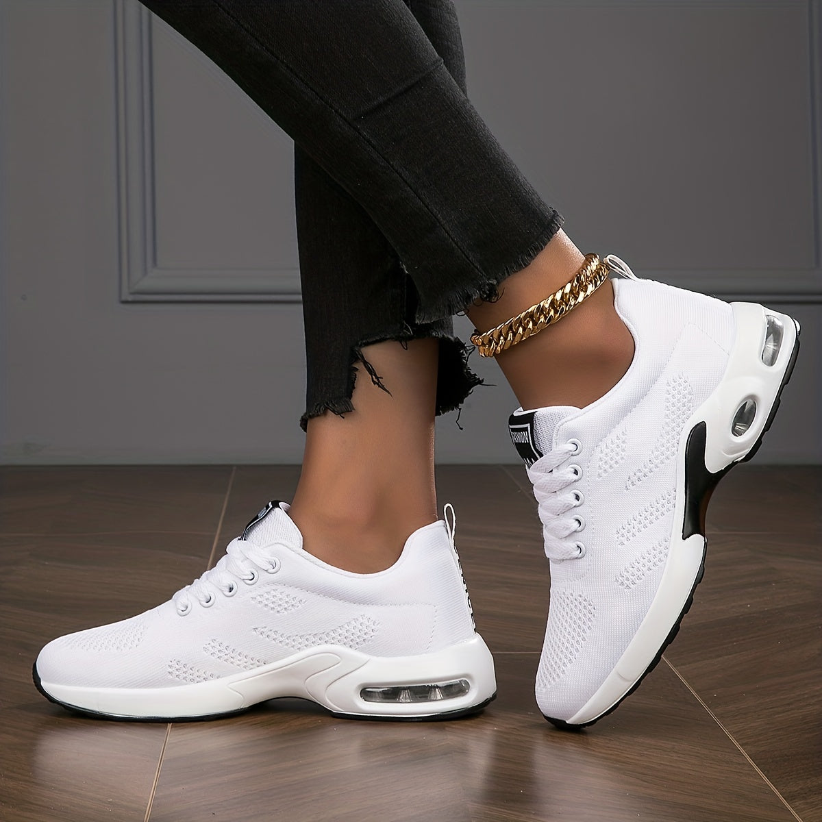 Women's Air Cushion Sole Running Shoes Lightweight Sneakers