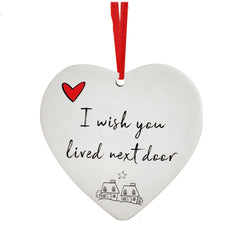 Heart Decoration Pendant Christmas Hanging Decorations Christmas Decorations