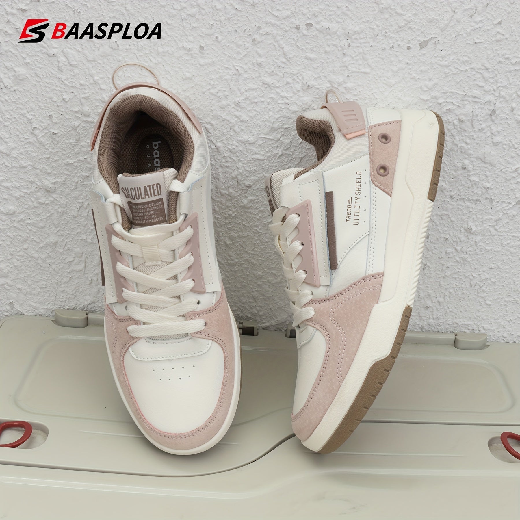 Women's Contrast Flat Shoes Casual Lightweight Sports Shoes