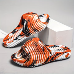 Men's Camo Non Slip Slides Lightweight Quick Dry Slippers