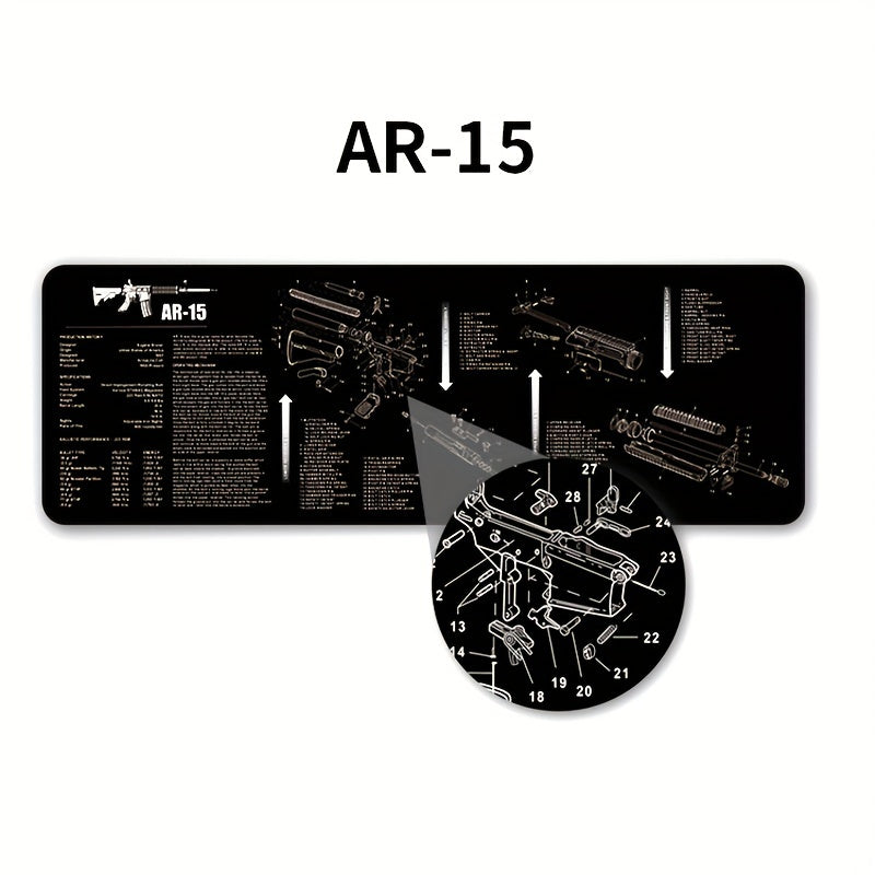 Large Mouse Pad Tactical Gun Parts for AR 15