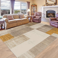 Boho Geometric Abstract Art Carpet Anti Slip - Large Area Carpet