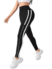 Pattern & Striped Yoga Workout Pants Activewear