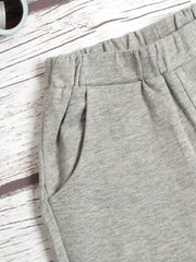 Toddler Boys Cotton Sweatshirt Jogger Pants