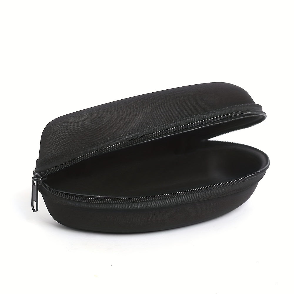 1pc Zipper Glasses Case Casual Decorative Glasses Case