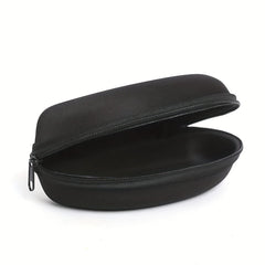 1pc Zipper Glasses Case Casual Decorative Glasses Case