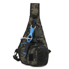 Multifunctional Fishing Tackle Bag Water Resistant Shoulder Bag Crossbody Bag