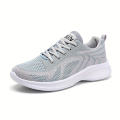 Men's Knit Running Shoes Breathable Soft Sole Sneakers