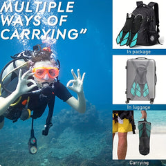 Adult Swim Fins Open Heel Flippers for Snorkeling Diving