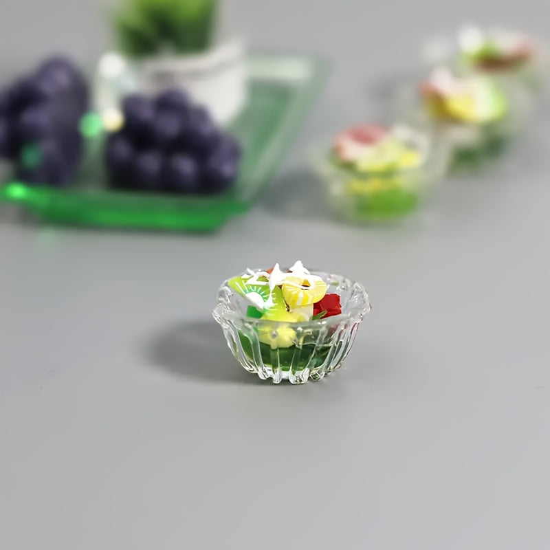 Mini Veggie Salad for OB11 Toy House Accessories