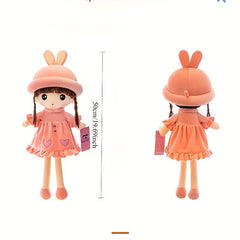 Adorable 50Cm Plush Doll w/ Rabbit Ears - Perfect Pillow or Birthday Gift