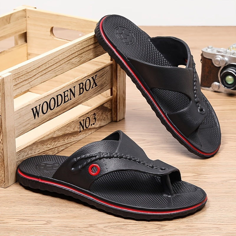 Men's Non-Slip Flip Flops Casual Slippers Indoor/Outdoor Shoes
