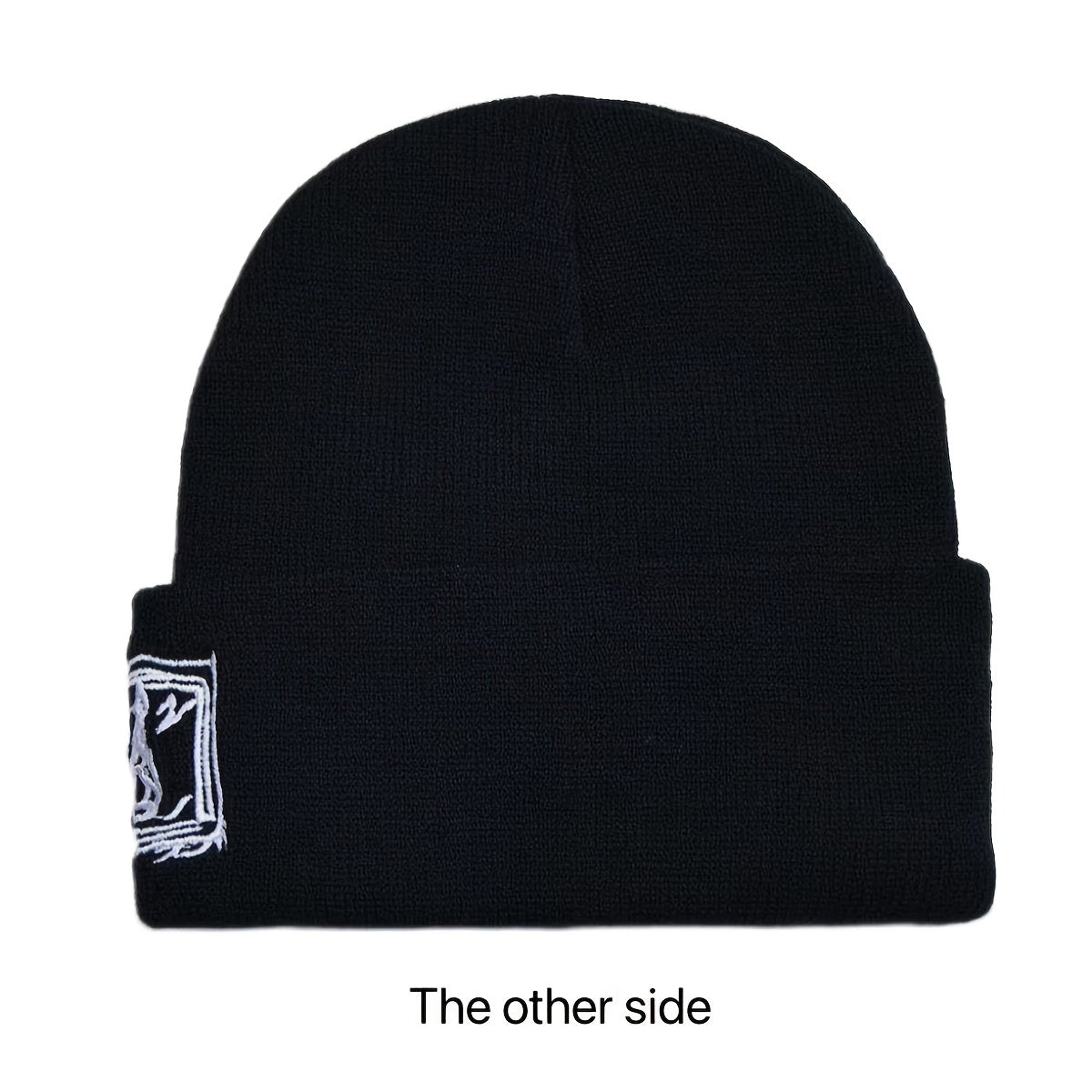 Men's Casual Knit Sports Warm Embroidered Beanie