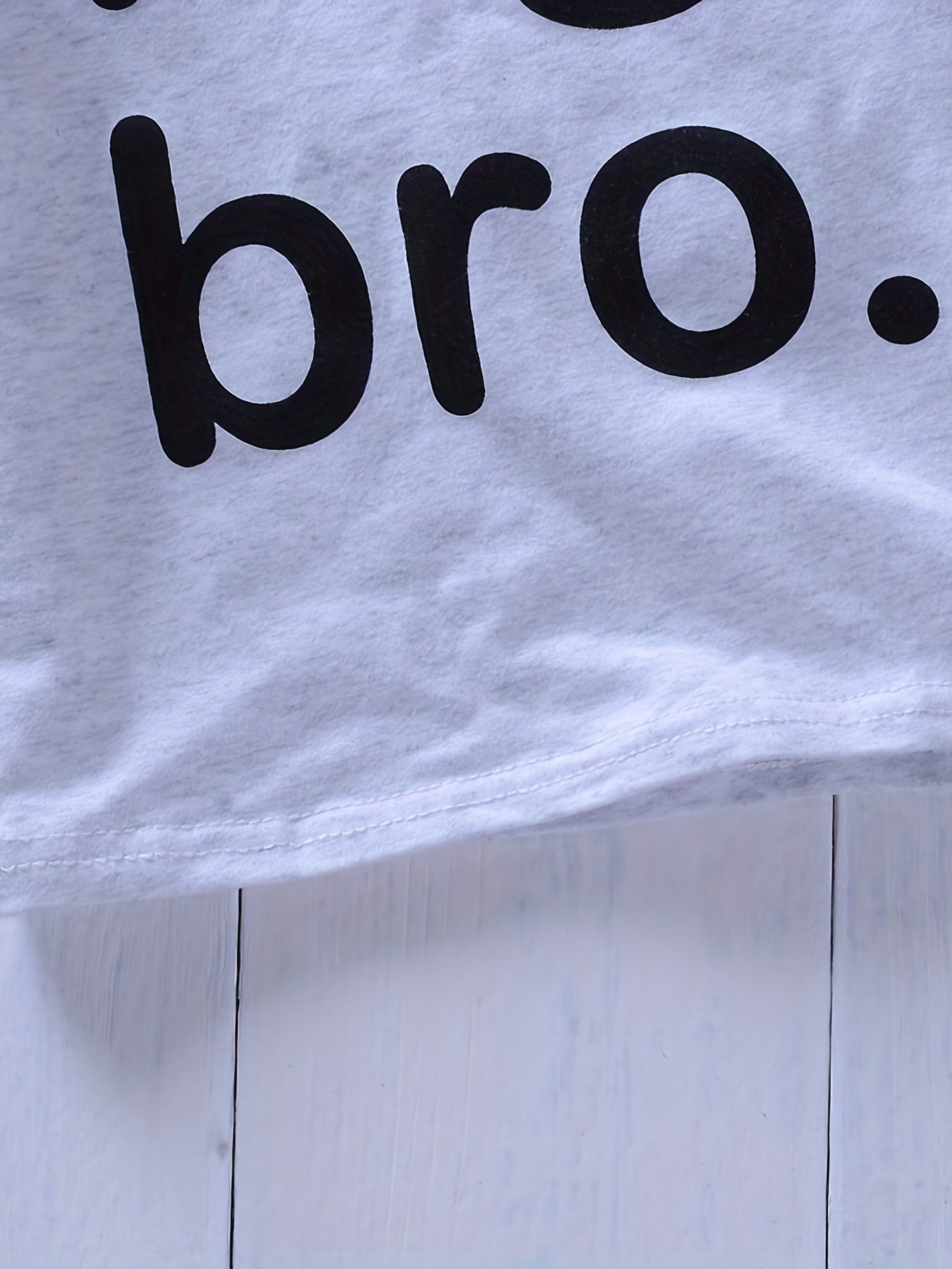 Toddler Baby Letter Print Tee Top