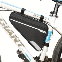 Portable Triangle Bike Bag Zipper Storage Hanging Bag