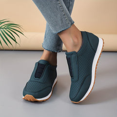 Women's Hollow Out Slip On Sneakers Breathable Outdoor Shoes