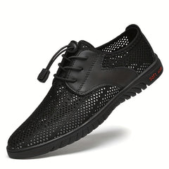 Men's Lightweight No Tie Athletic Shoes with Ventilation Holes