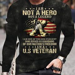 Digital Print Men's Long Sleeve Novelty T shirt for Autumn