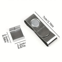 Stainless Steel Magnetic Billiard Chalk Clip Holder