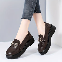 British Style Loafers Slip On Shoes Walking Shoes