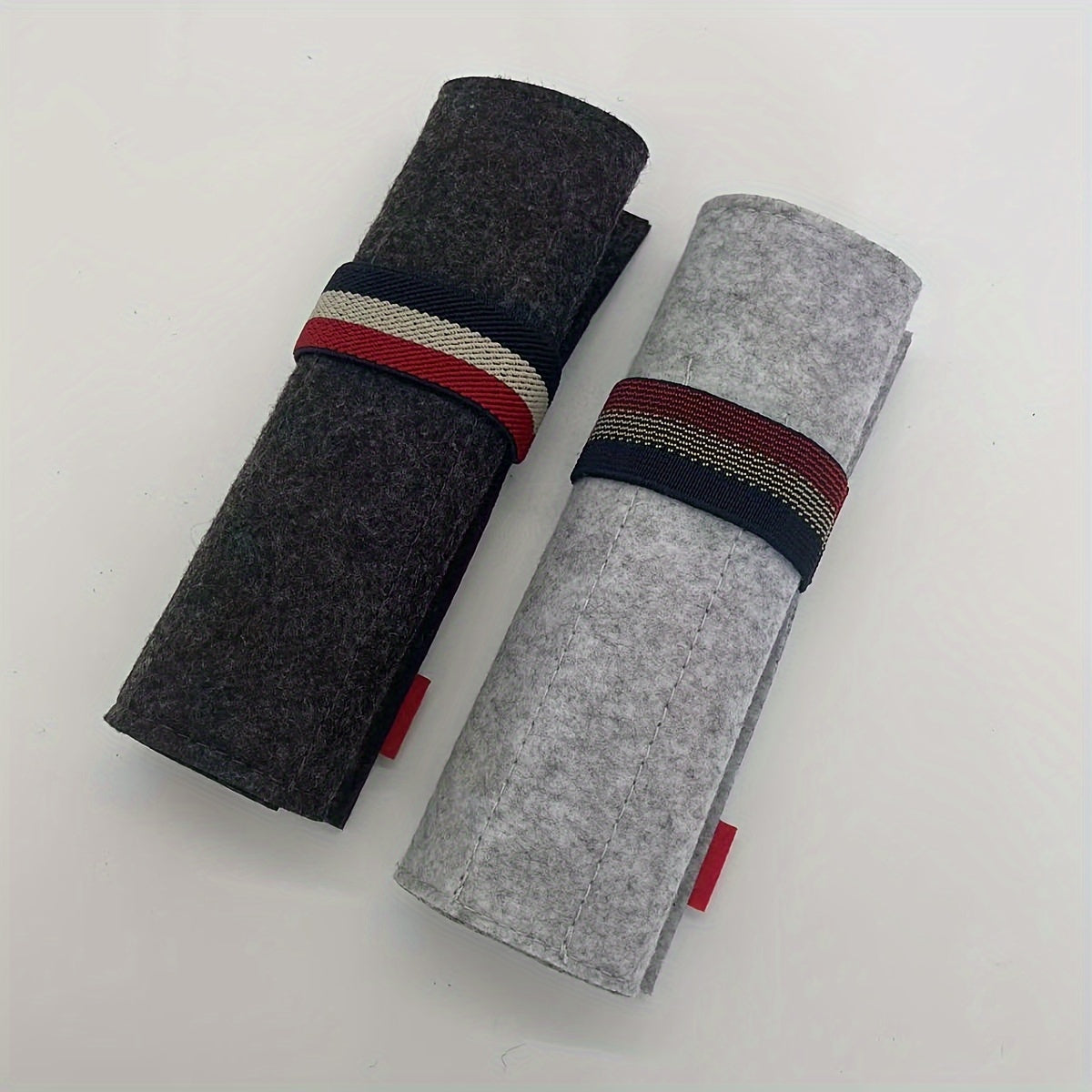 Large Capacity Roll Pen Curtain Pencil Storage Stationery Bag
