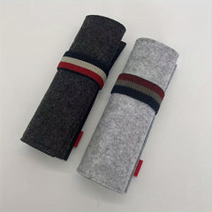 Large Capacity Roll Pen Curtain Pencil Storage Stationery Bag