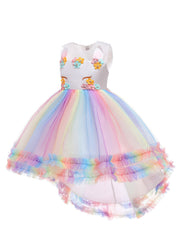 Unicorn Girls Princess Dress