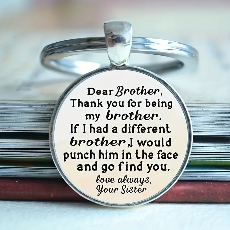 Aluminum Alloy Keychain Holder Bag Charms Accessories For Brother
